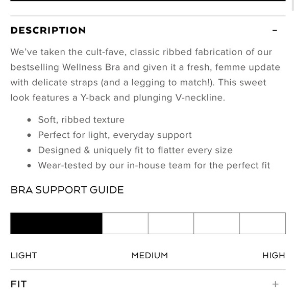 Alo Yoga Ribbed Blissful Bra in Gravel - Picture 9 of 10